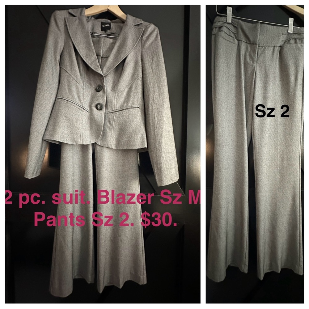Gray 2 piece suit